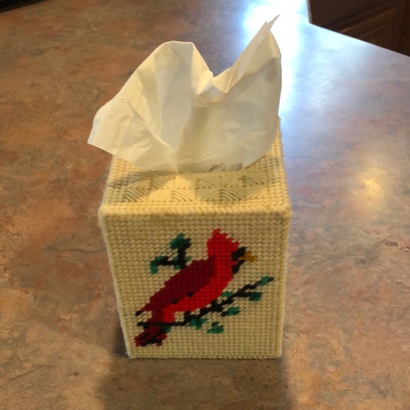 Vintage Hand Crafted Boutique Tissue box cover